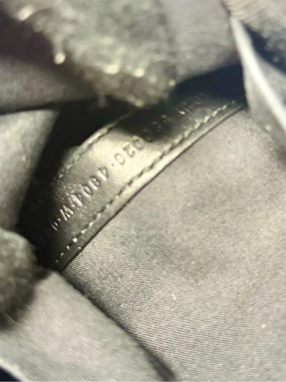 PRE LOVED Balenciaga B Logo XXS Blue Soft leather Backpack
